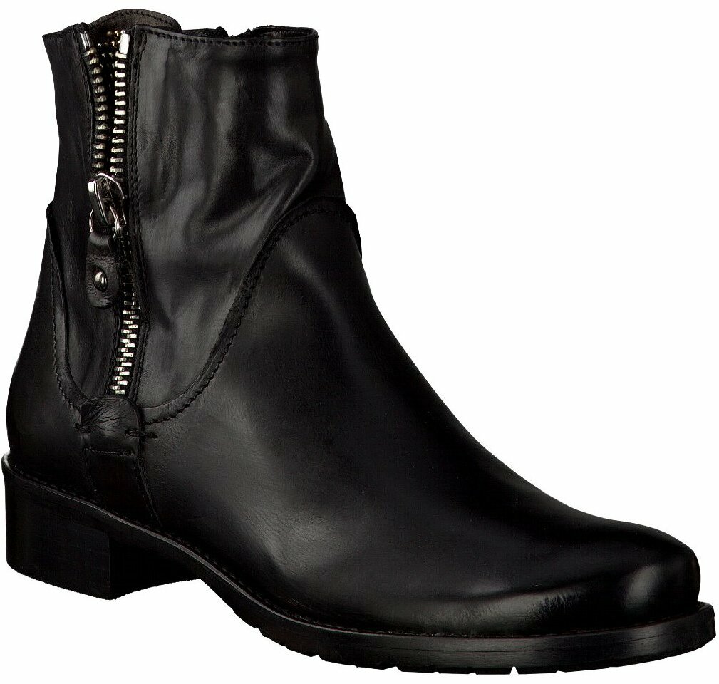 Maripe Schwarze Stiefeletten Fur Damen Stiefeletten Mit Absatz Schwarz Leder Damenschuhe