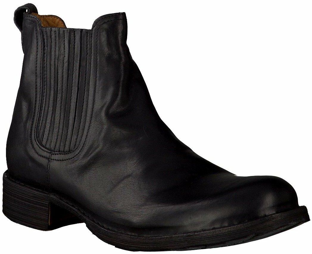 Fiorentini Baker Schwarze Biker Boots Fur Herren Winter Boots 3156 Schwarz Leder Herrenschuhe