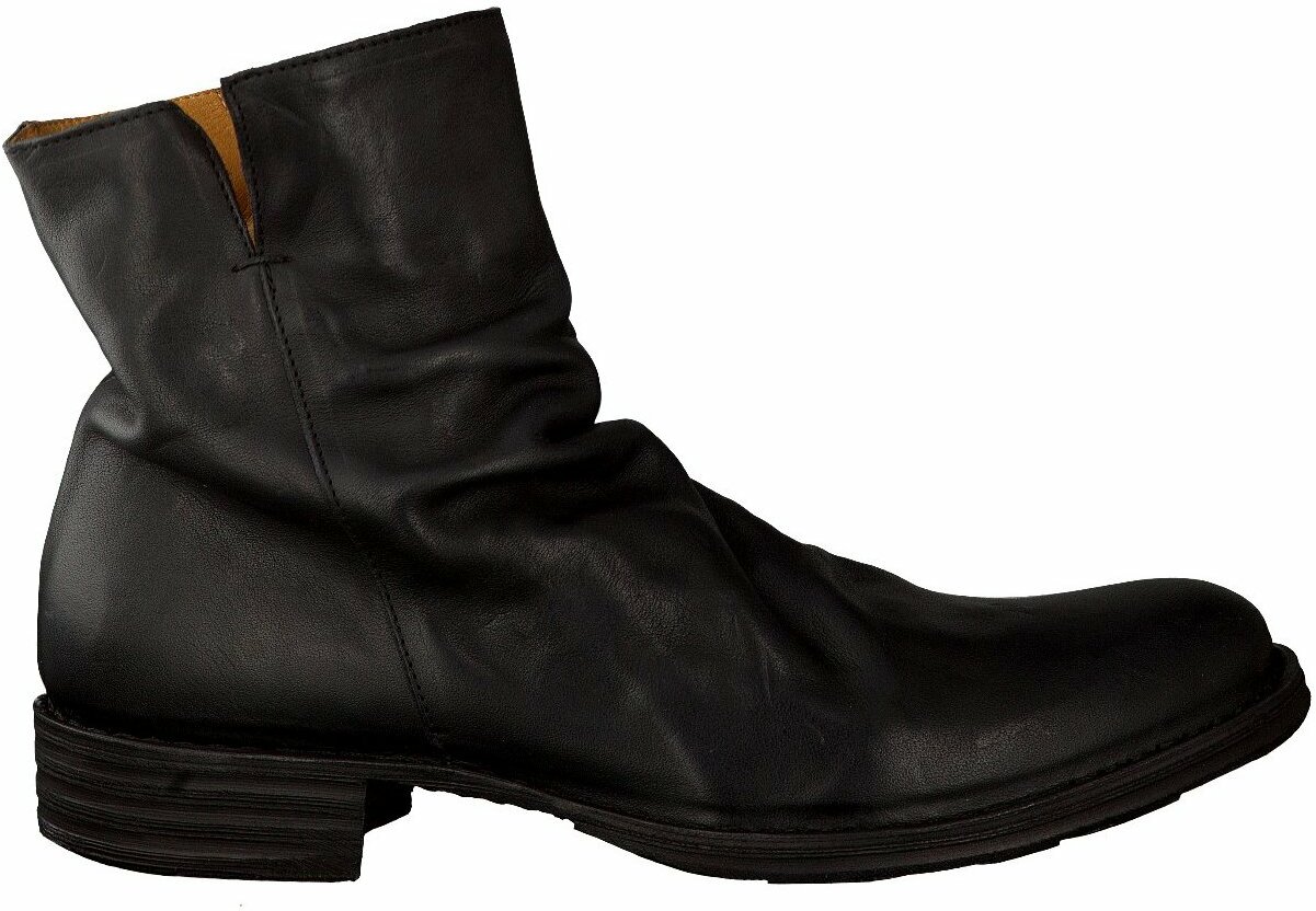 Fiorentini Baker Biker Boots Fur Herren Winter Boots 3168 Schwarz Leder Herrenschuhe