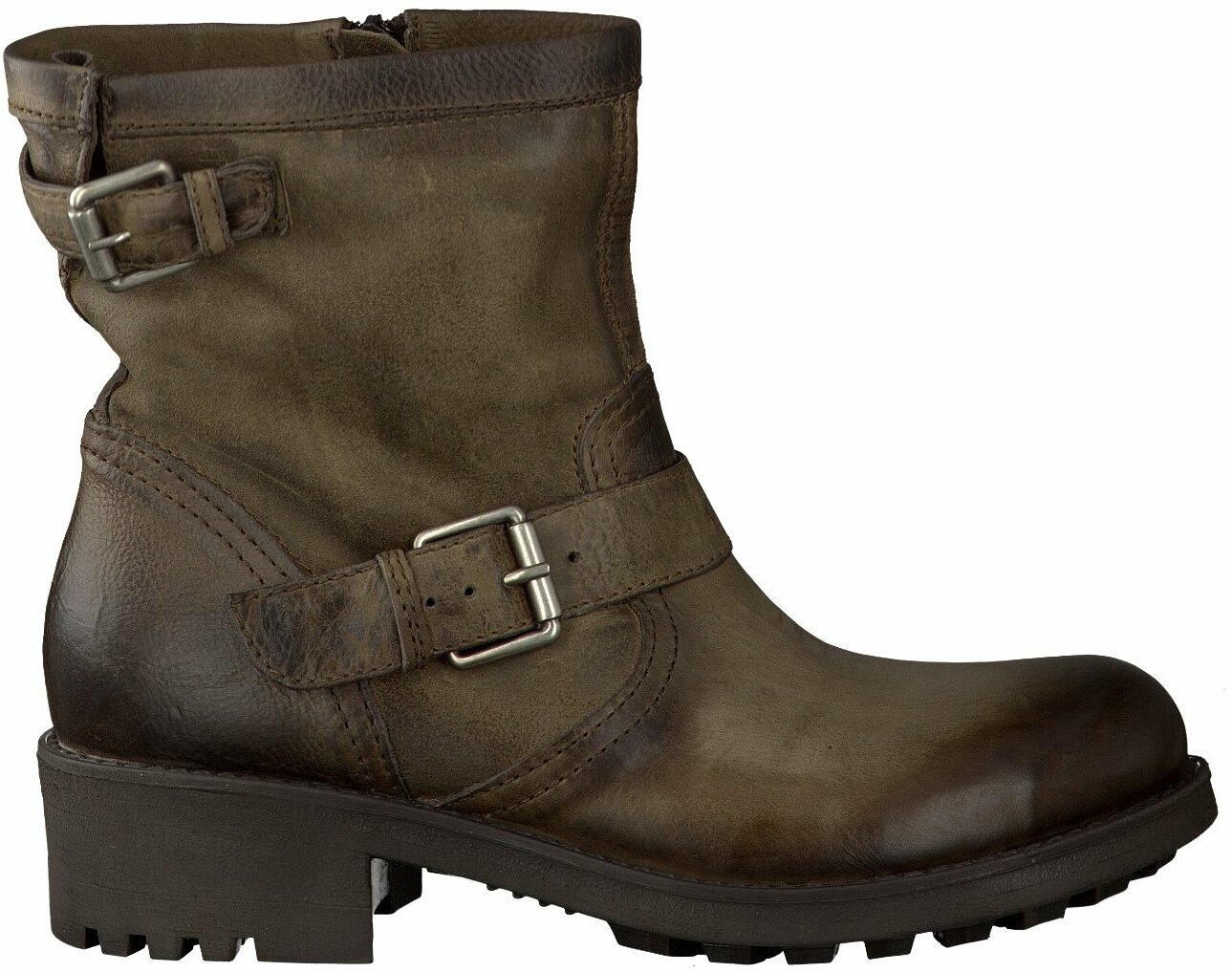 Paul Barritt Mittelbraune Biker Boots Fur Damen Stiefeletten Mit Absatz Braun Leder Damenschuhe