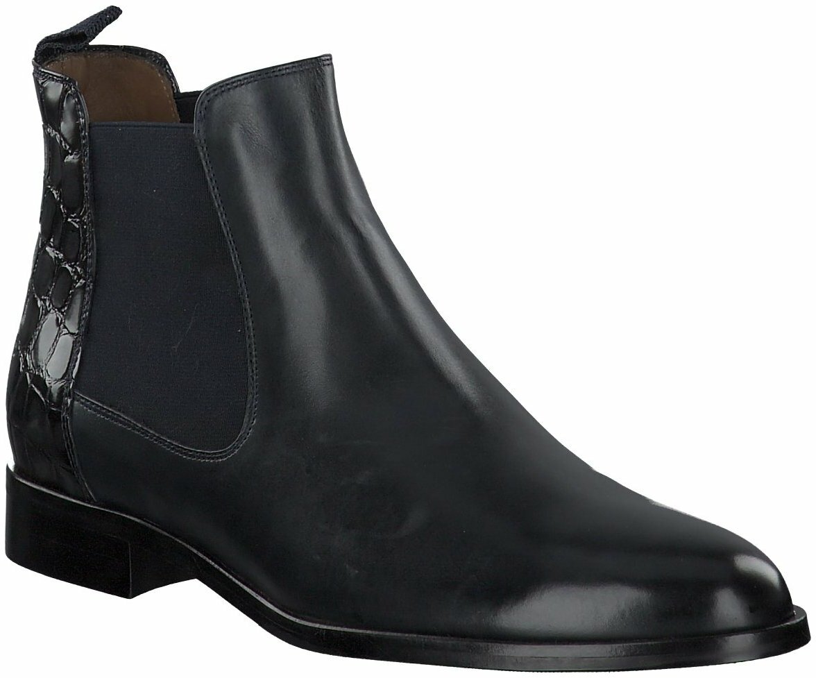 Prange Dunkelblaue Damen Stiefeletten Aus Leder Von Pertini Online Shoppen