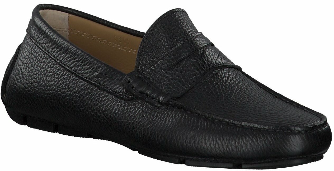 Prange Schwarze Herren Slipper Aus Leder Von Paul Barritt Online Shoppen