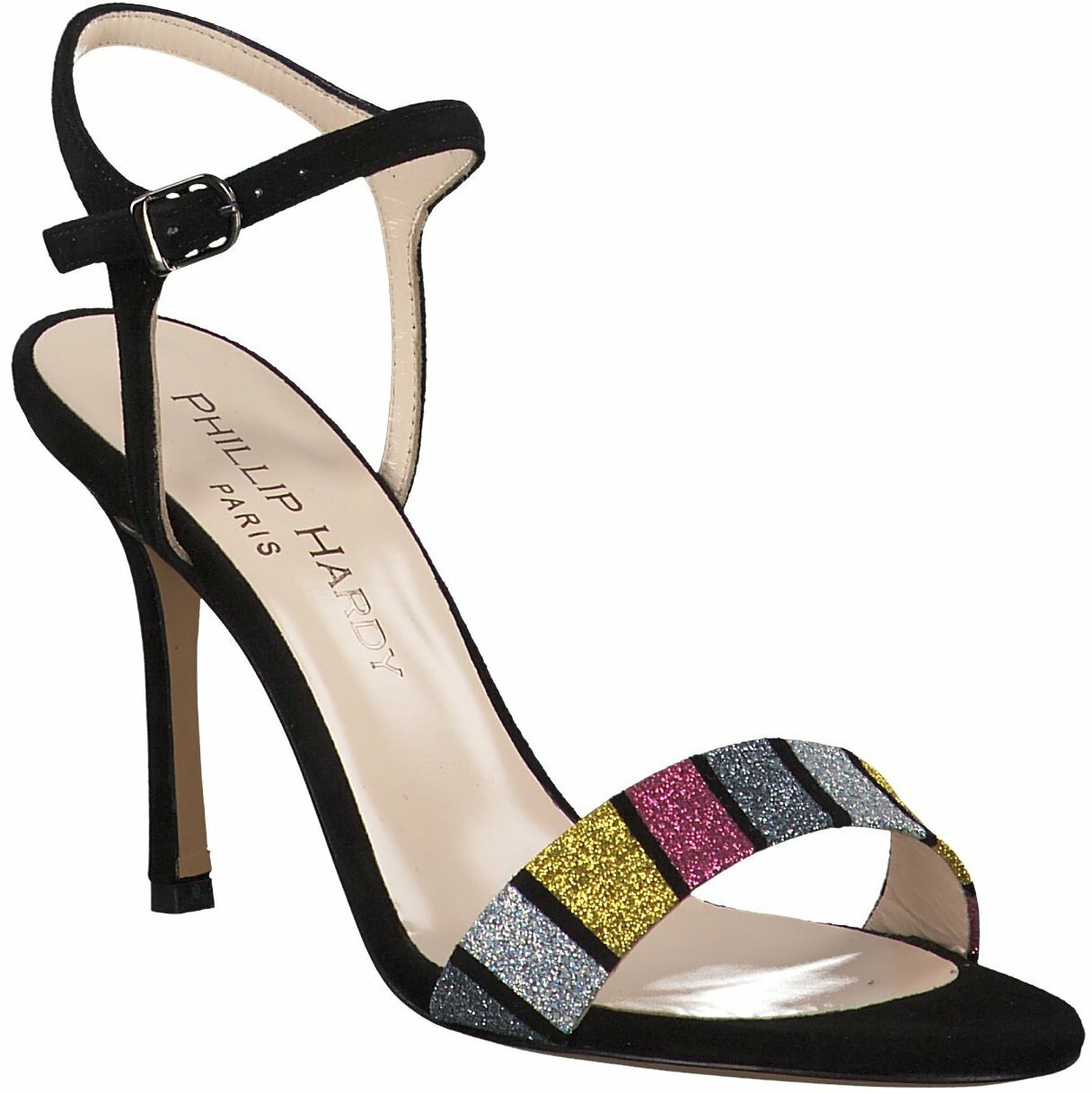 Prange Schwarz Bunte Sandalen Aus Leder Von Phillip Hardy Online Shoppen