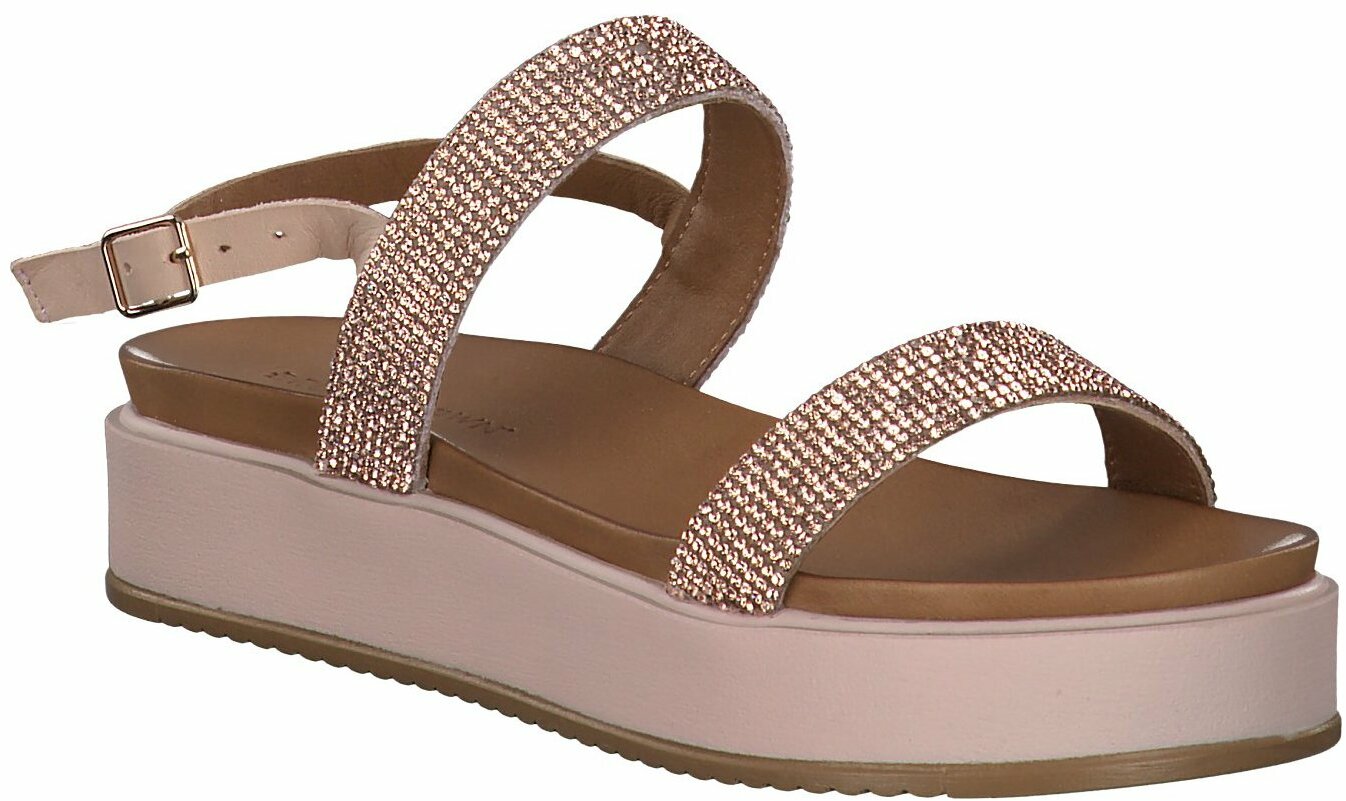 Prange Rosa Damen Plateau Sandalen Aus Leder Von Bruce Brown Online Shoppen