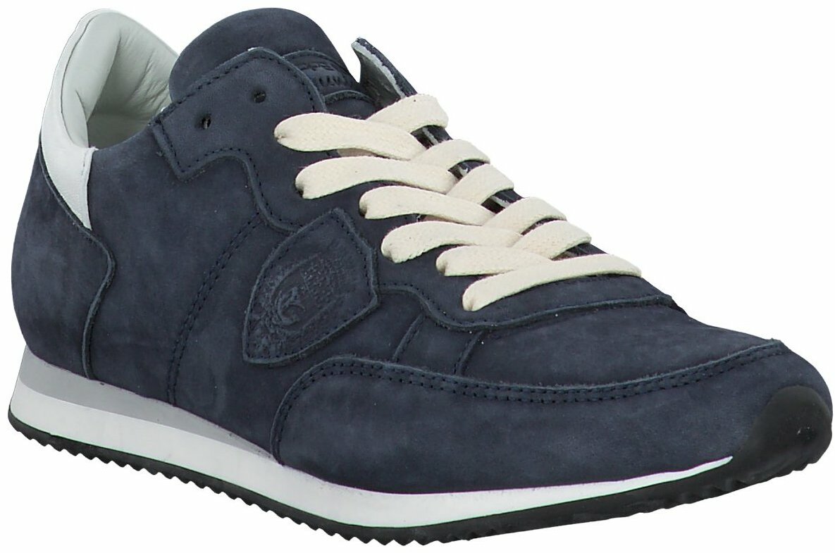 Prange Dunkelblaue Kinder Sneaker Aus Leder Von Philippe Model Online Shoppen