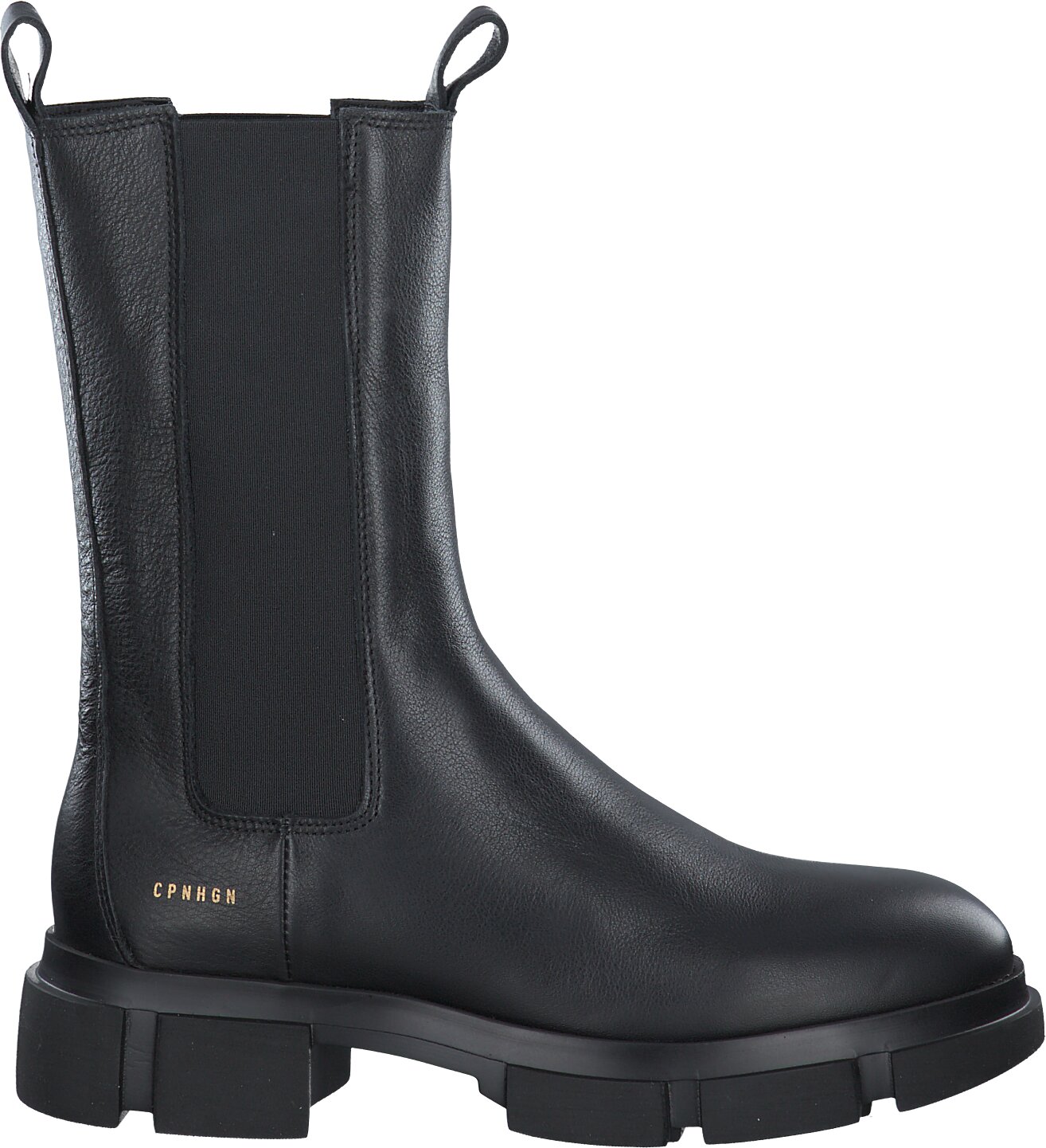 Prange Schwarze Leder Boots Fur Damen Von Copenhagen Online Shoppen