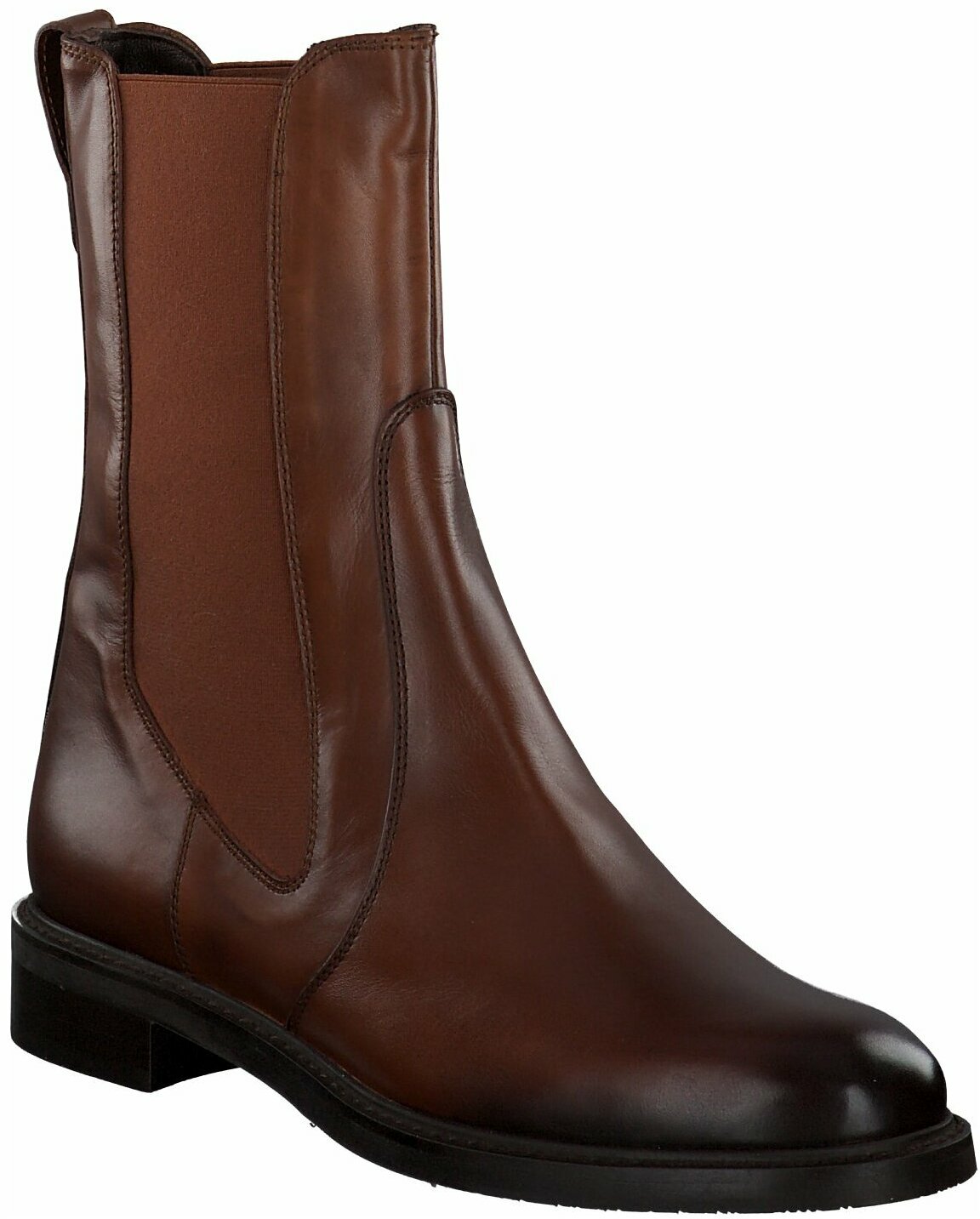 Prange Braune Chelsea Boots Aus Leder Fur Damen Von Pertini Online Shoppen